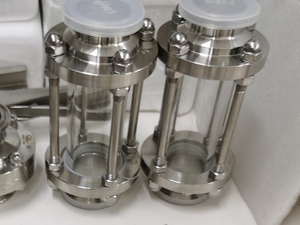 1.5 '' tri-clamp de vidrio para el sistema de cerveza