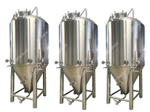 Tanques de fermentación cónicos de cervecería de acero inoxidable 1000L para la venta
